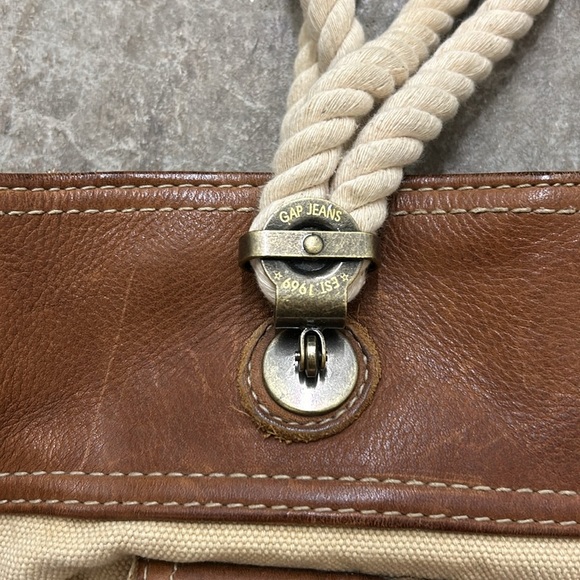 Vintage gap leather nautical bag - Picture 2 of 6